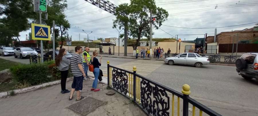 В центре Керчи тестируют новый светофор (видео)