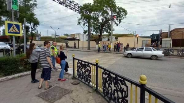 В центре Керчи тестируют новый светофор (видео)