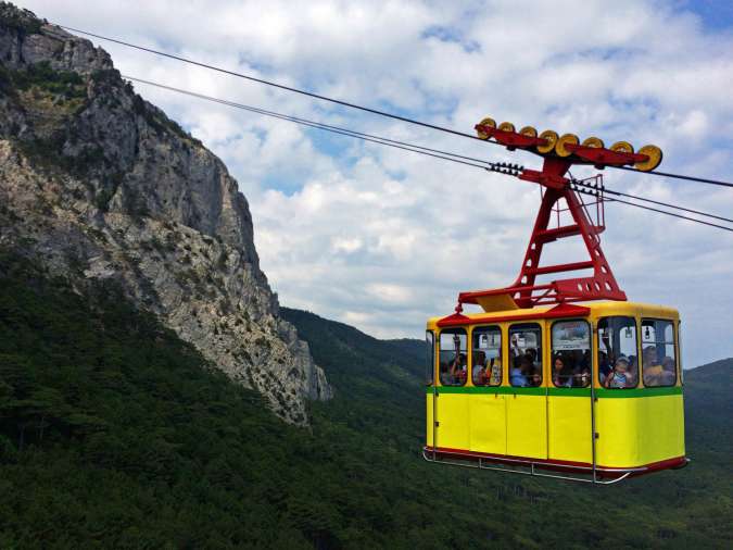 Канатная дорога на Ай-Петри временно не работает 