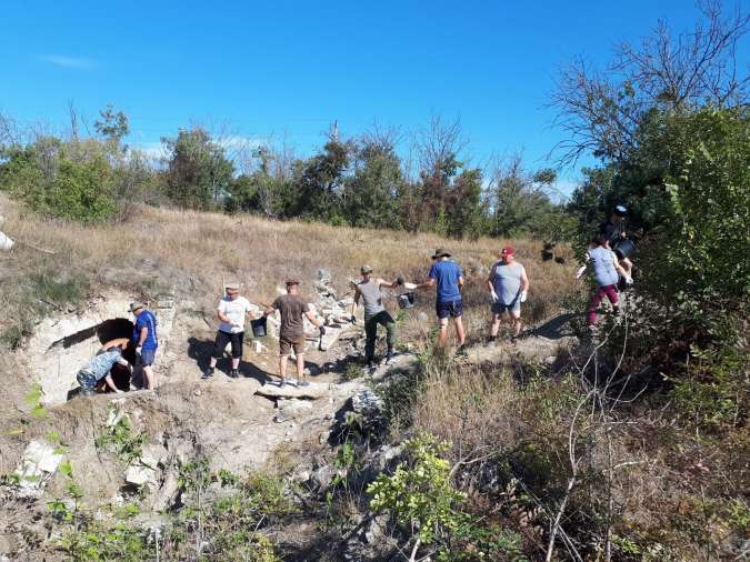 В Керченскую крепость приехали волонтеры из Татарстана