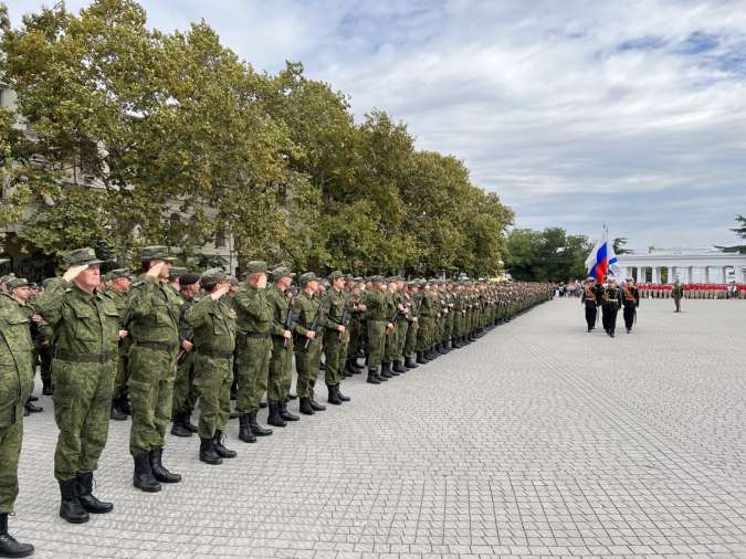 Состоялись проводы крымчан и севастопольцев, призванных на военную службу по мобилизации (видео)