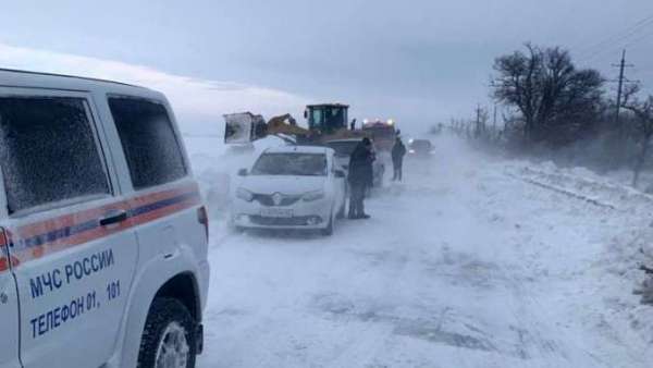 ❗Где в Крыму из-за непогоды ограничили движение транспорта❗