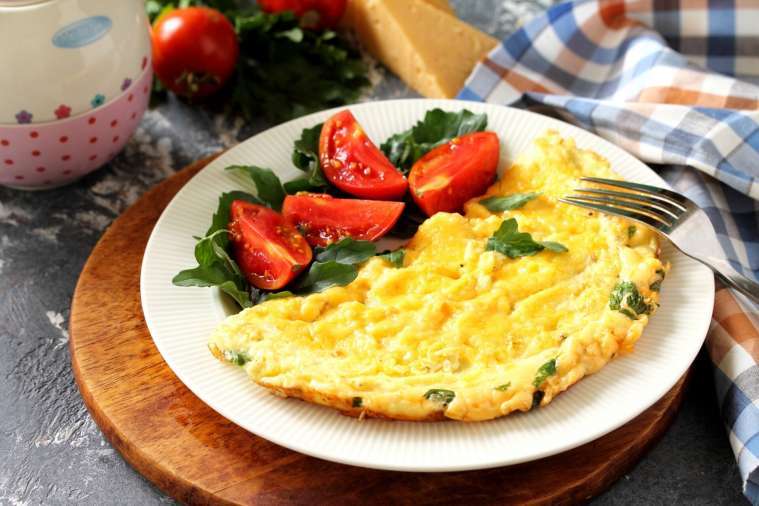 Сегодня начинаем утро с омлета!