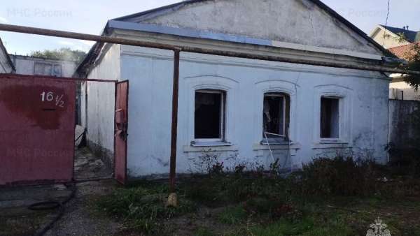 В Керчи на пожаре погиб человек