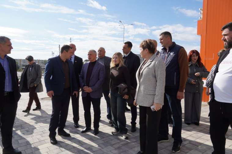 Председатель Госсовета Крыма Владимир Константинов посетил Керчь с рабочим визитом