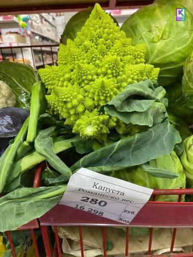 На керченских прилавках появилась загадочная диковинка — капуста романеско