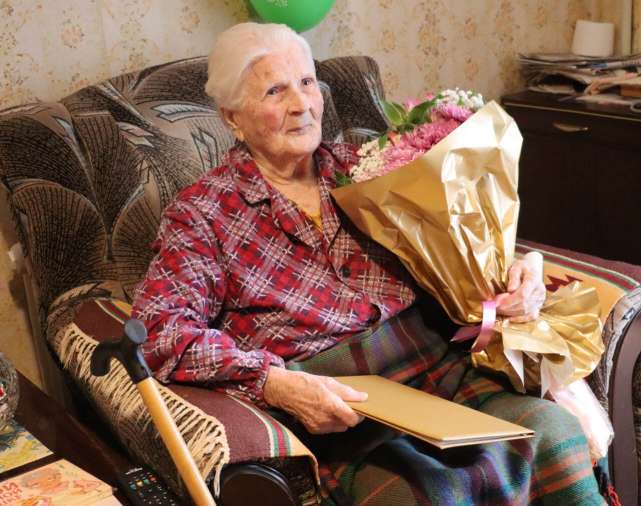 Керчанка — участница Великой Отечественной войны Екатерина Гришакова отметила 100-летний юбилей