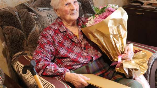 Керчанка — участница Великой Отечественной войны Екатерина Гришакова отметила 100-летний юбилей